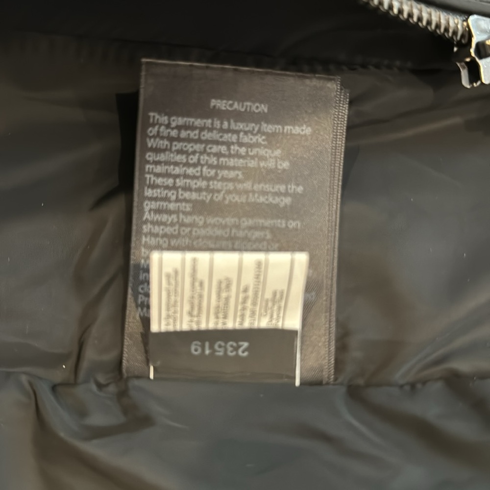 NEW BLACK ADALI MACKAGE COAT XXS - Picture 6 of 9